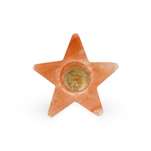 Himalayan Pink Salt Sea Star Candle Holder