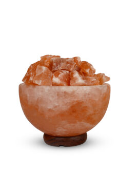 Himalayan Pink Salt Flame Bowl Lamp