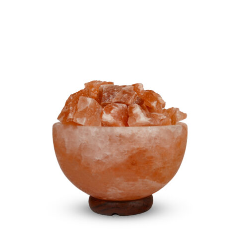 Himalayan Pink Salt Flame Bowl Lamp