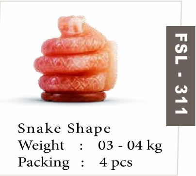 Himalayan Pink Salt Serpent Lamp